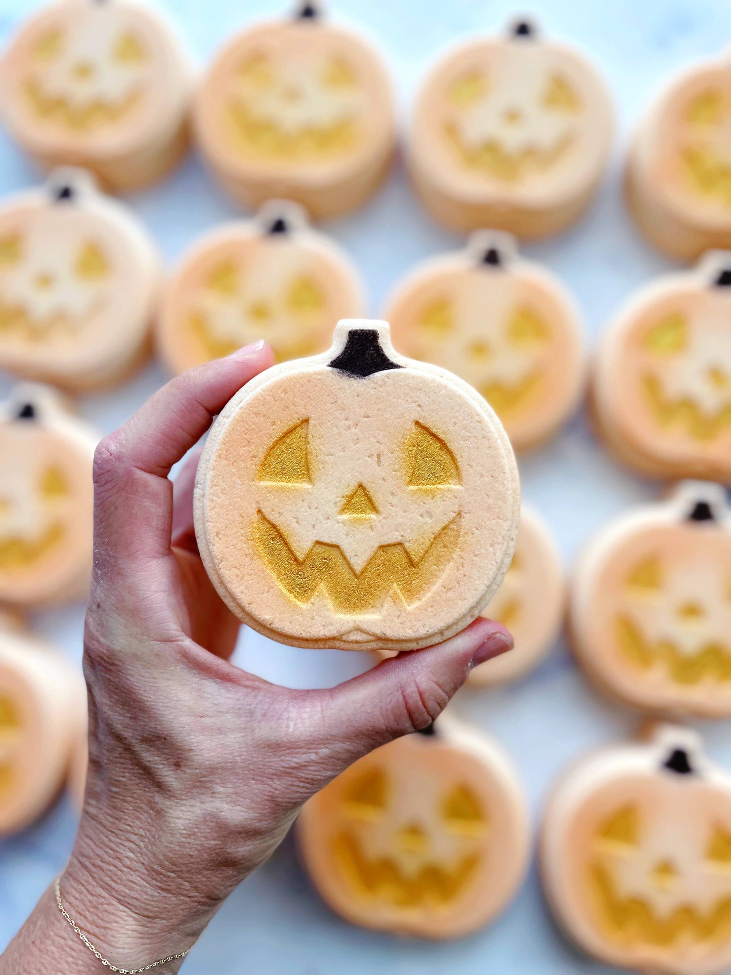 Jack-O-Lantern Bath Bomb