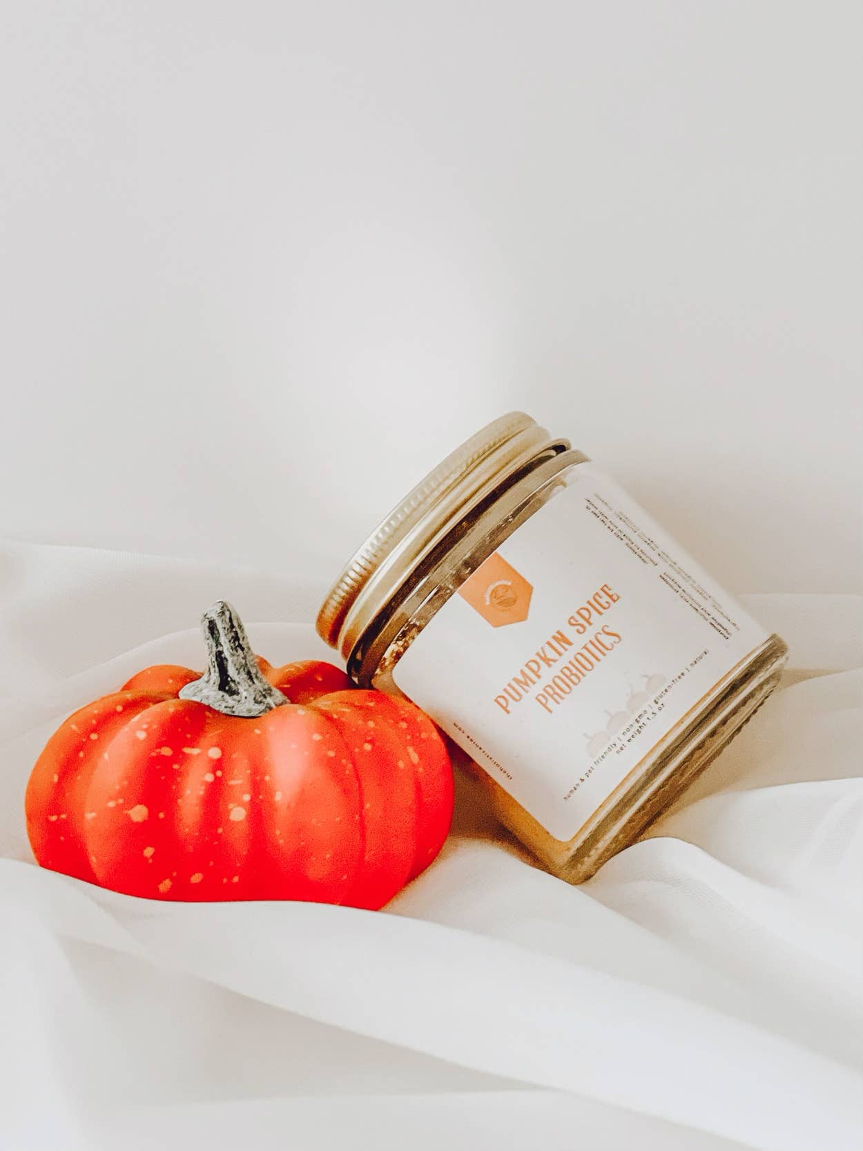 Organic Pumpkin Spice Probiotics Supplement: Coconut Milk | Holisticanine