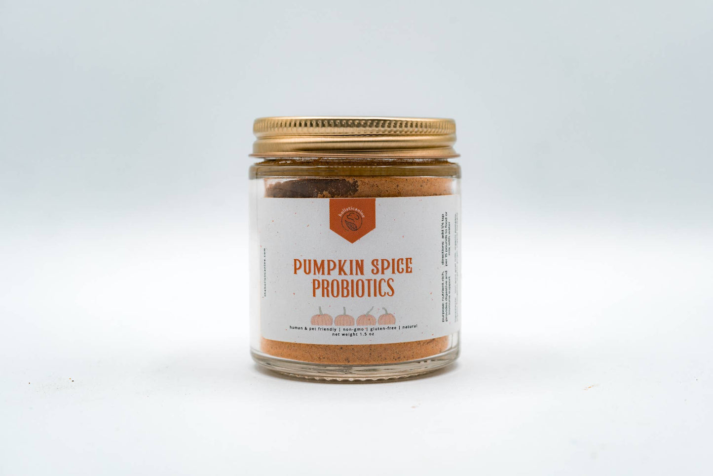 Organic Pumpkin Spice Probiotics Supplement: Coconut Milk | Holisticanine