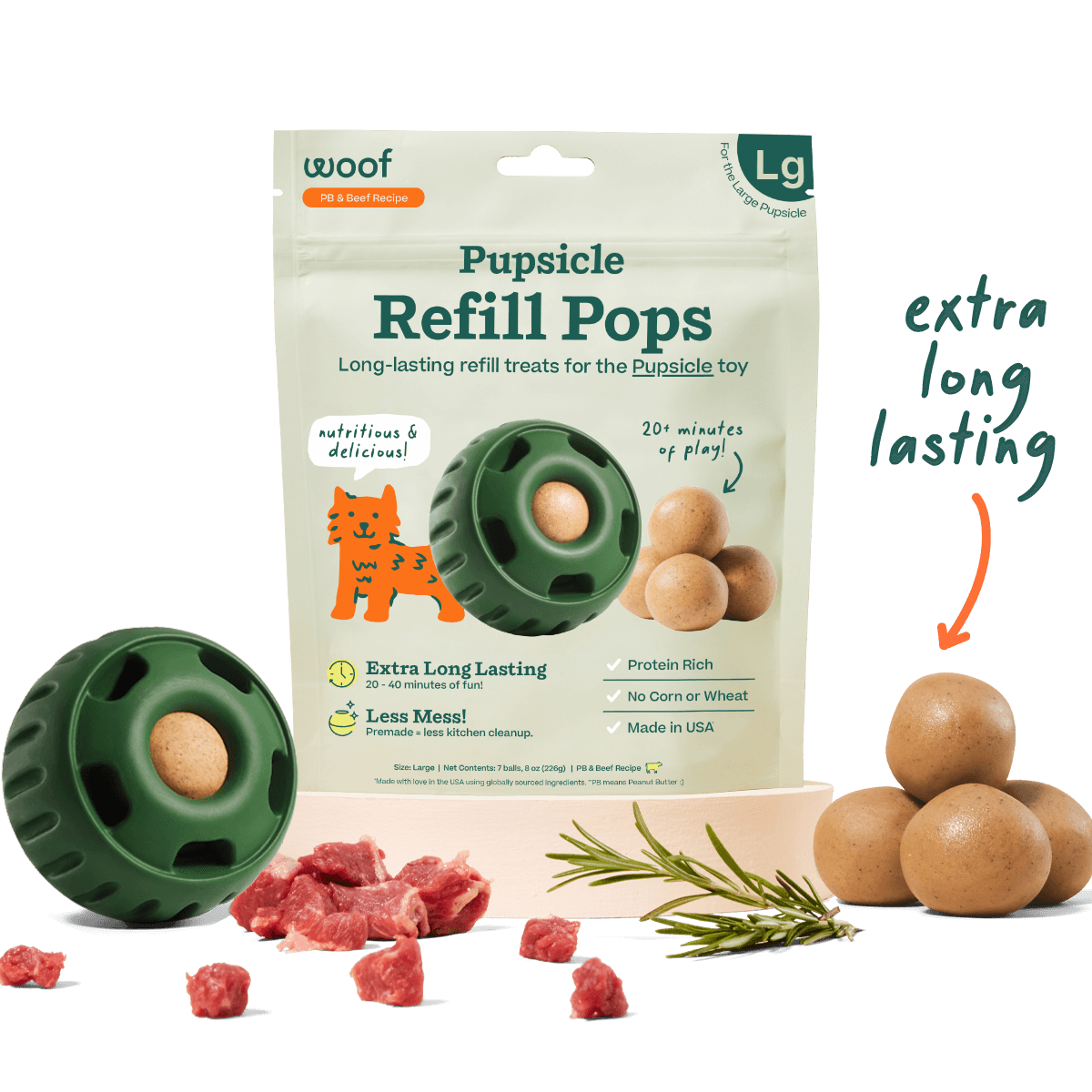 Beef Pupsicle Pops | Woof