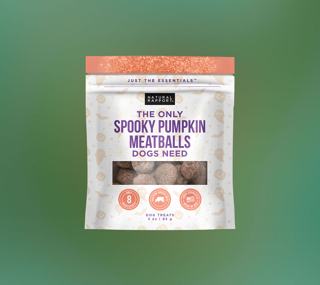 The Only Spooky Pumpkin Meatballs Dogs Need | Natural Rapport