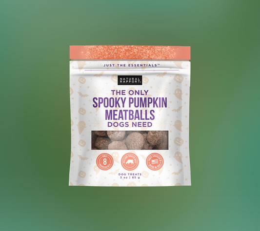 The Only Spooky Pumpkin Meatballs Dogs Need | Natural Rapport
