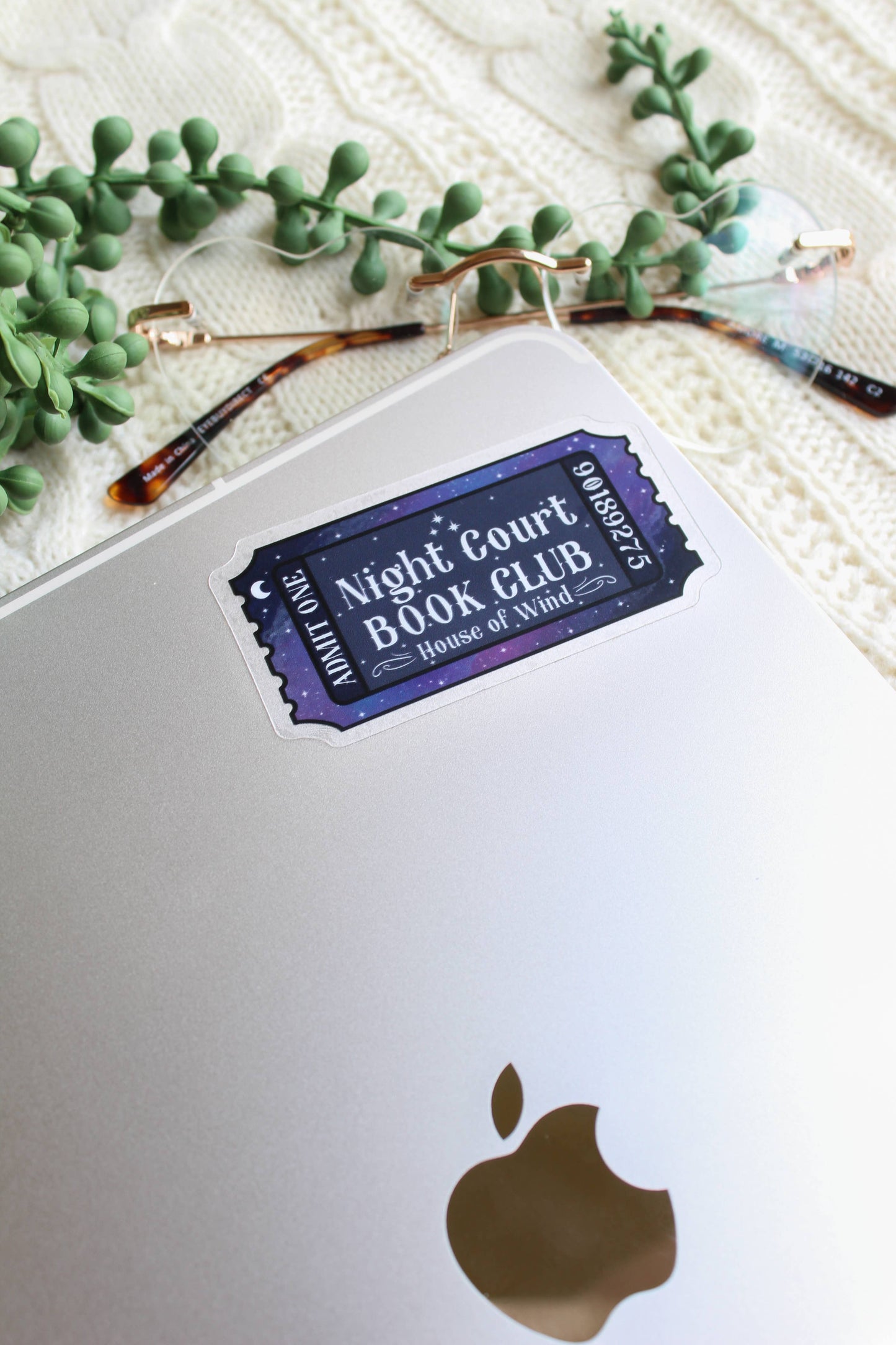 Night Court Book Club Ticket Sticker