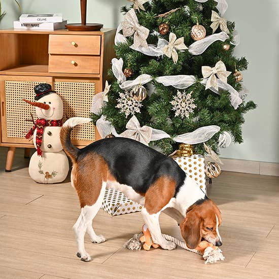 Holiday Gingerbread Man Tug | HugSmart Pet