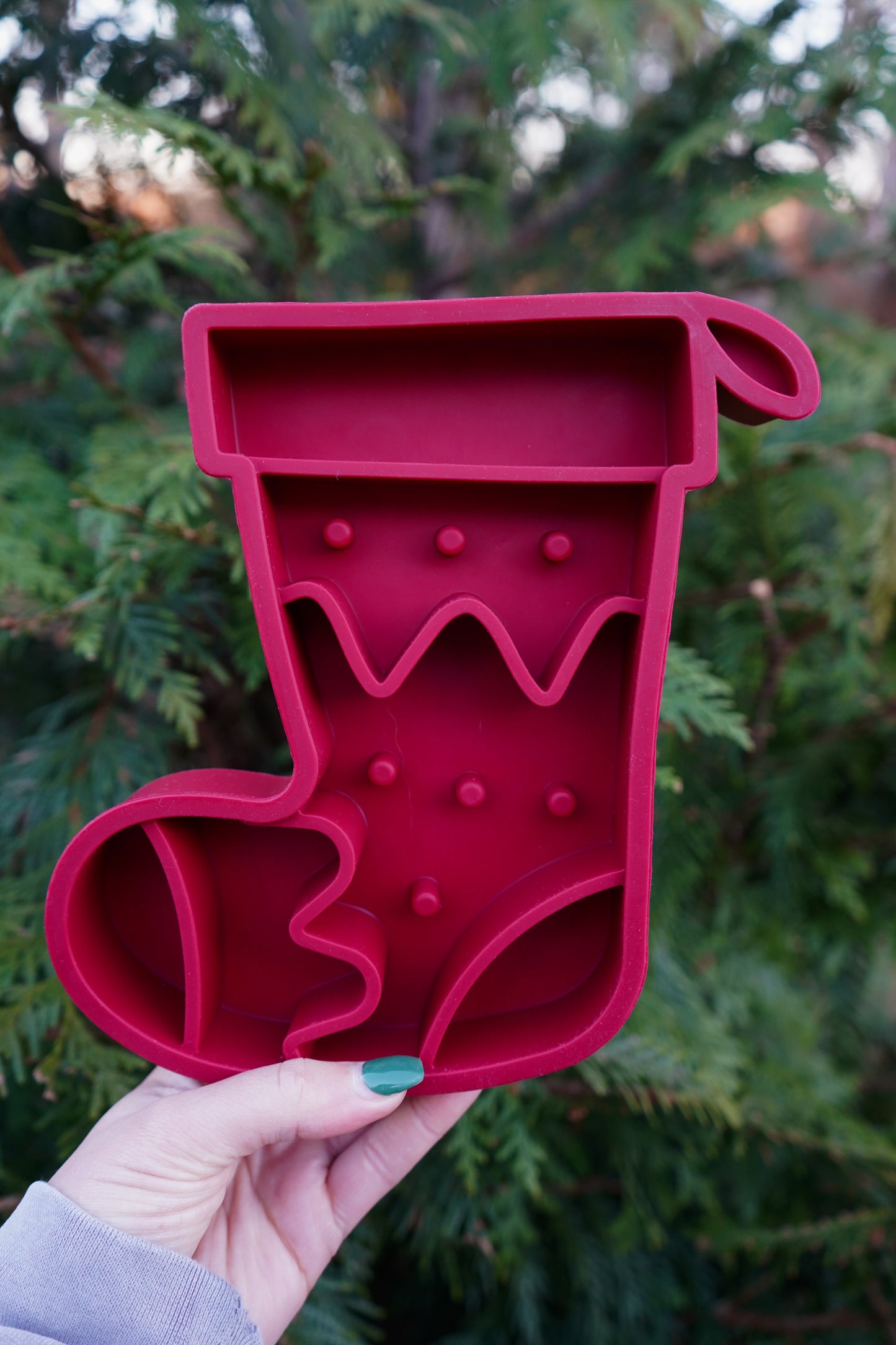 Santa's Stocking Slow Feeder Bowl