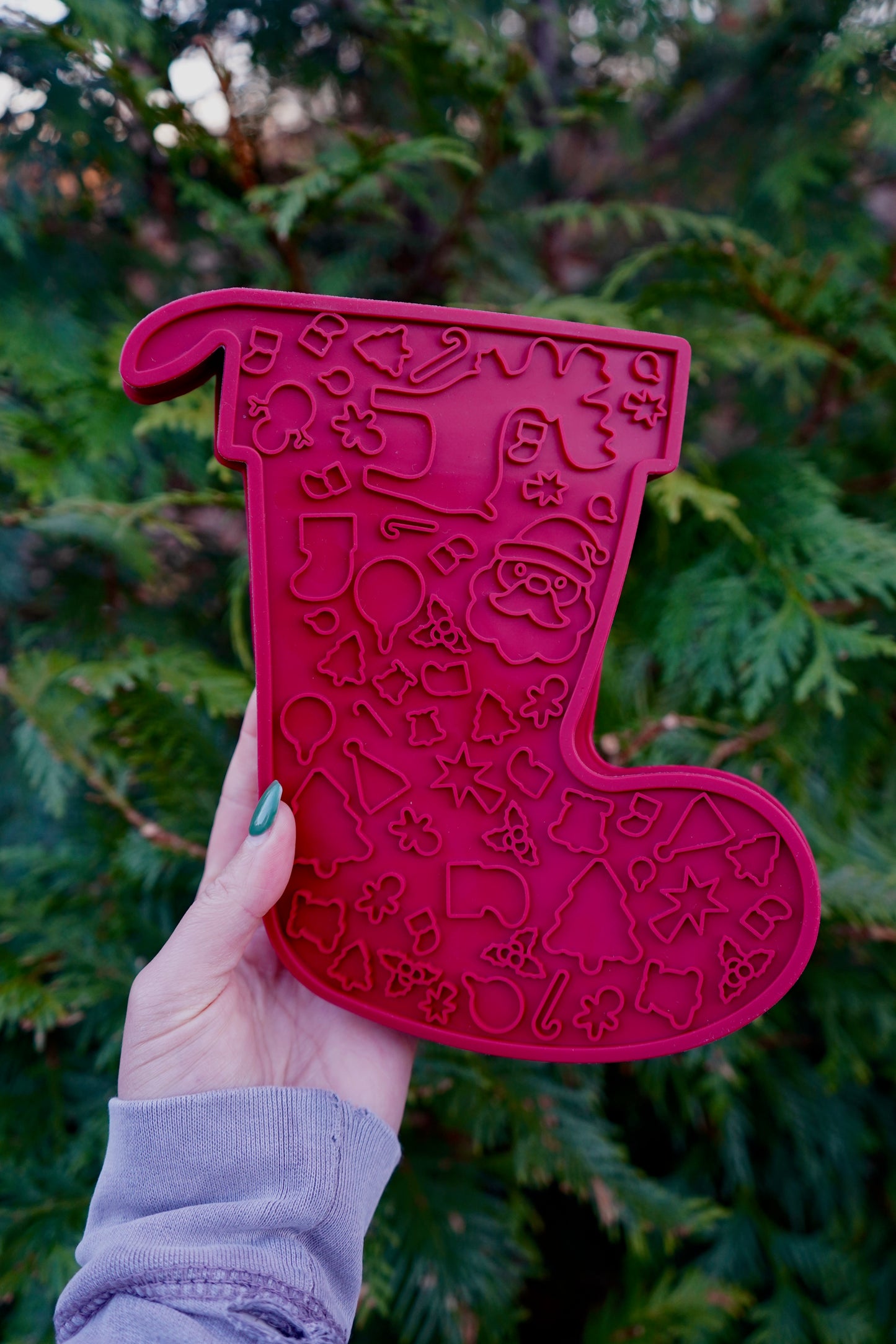 Santa's Stocking Slow Feeder Bowl