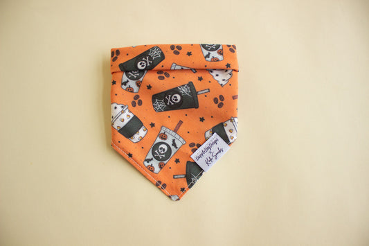 Spooky Coffee Bandana | Tie On Style