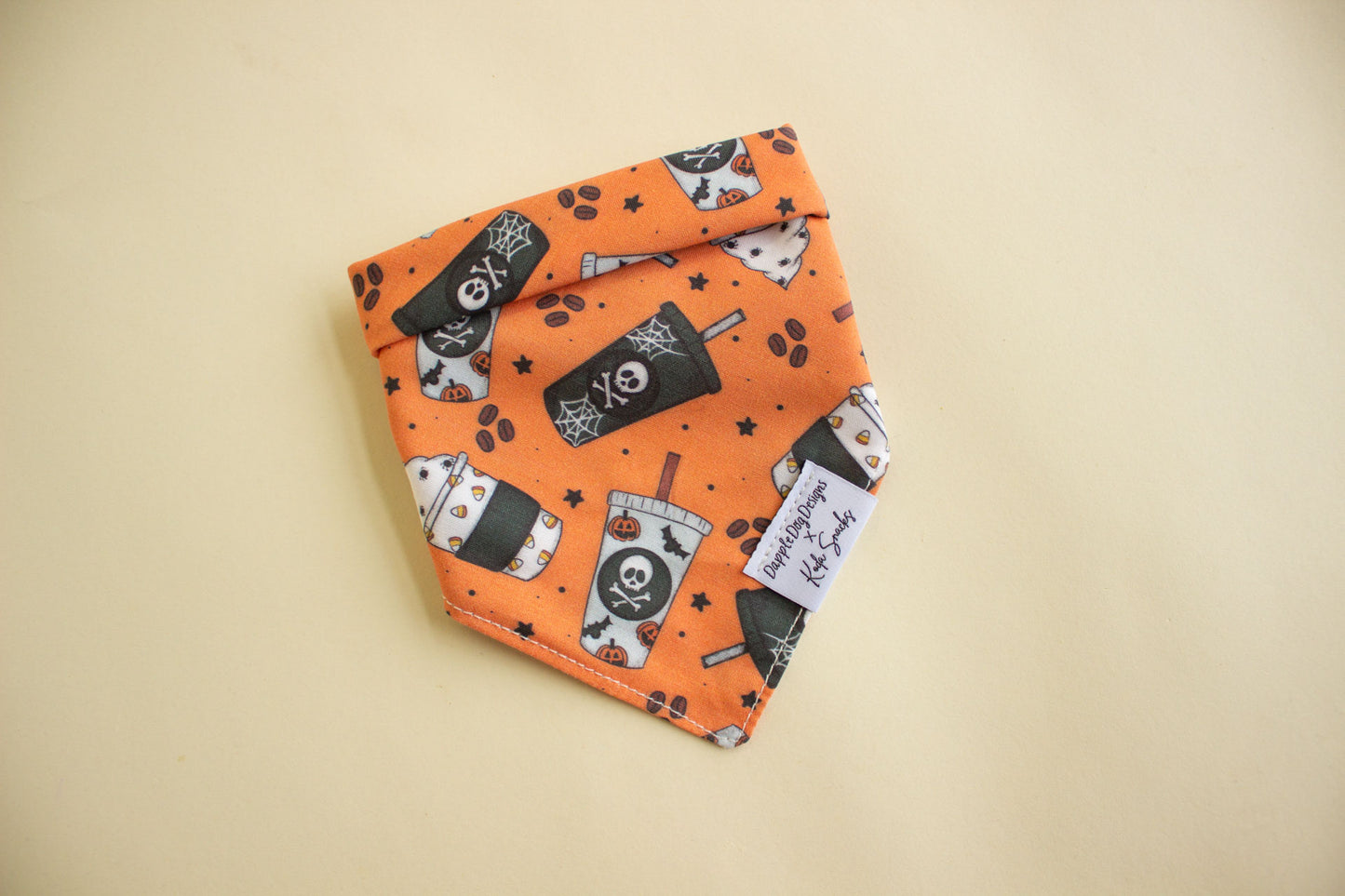 Spooky Coffee Bandana | Tie On Style