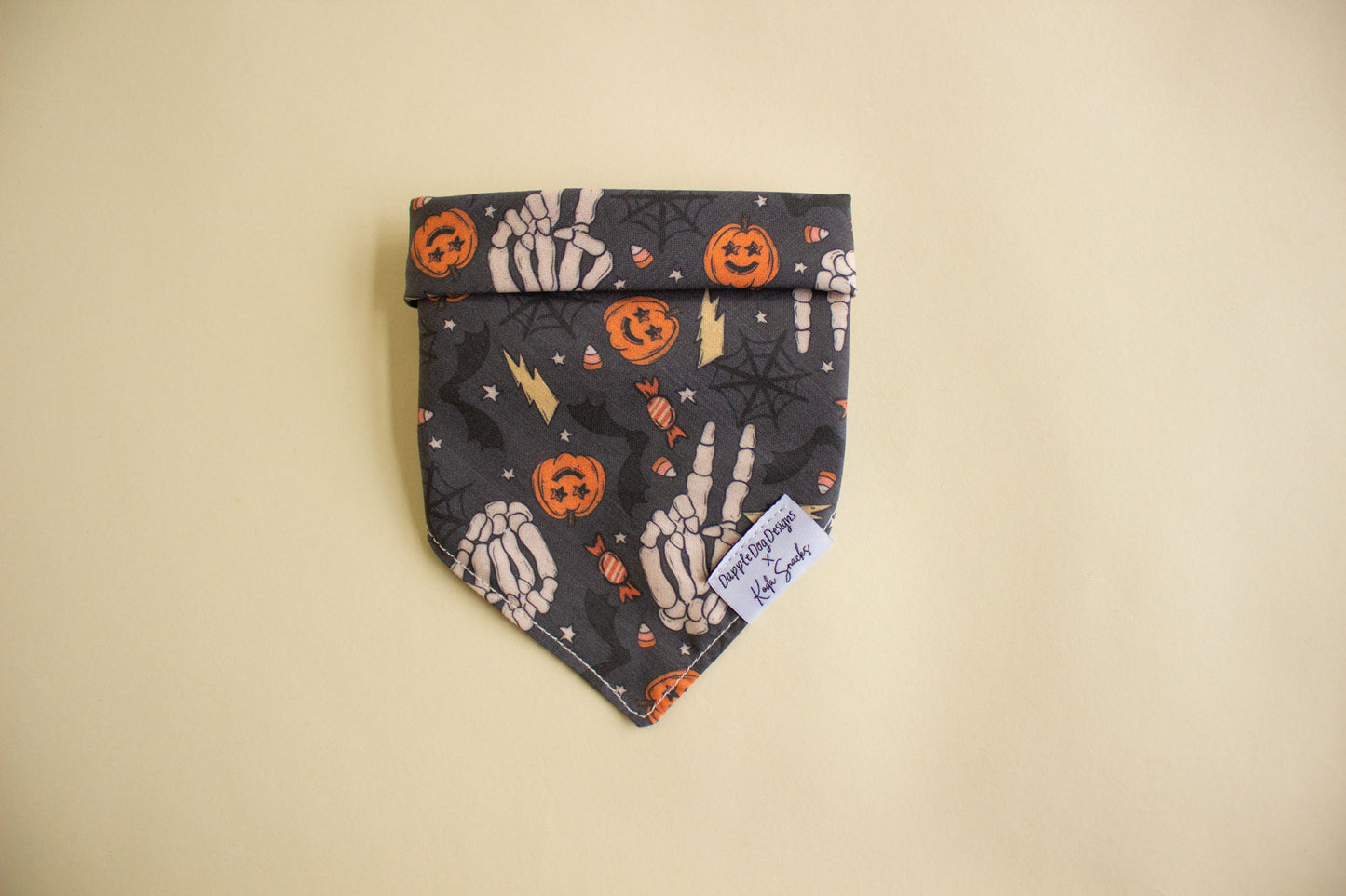 Skeleton Peace Bandana | Tie On Style