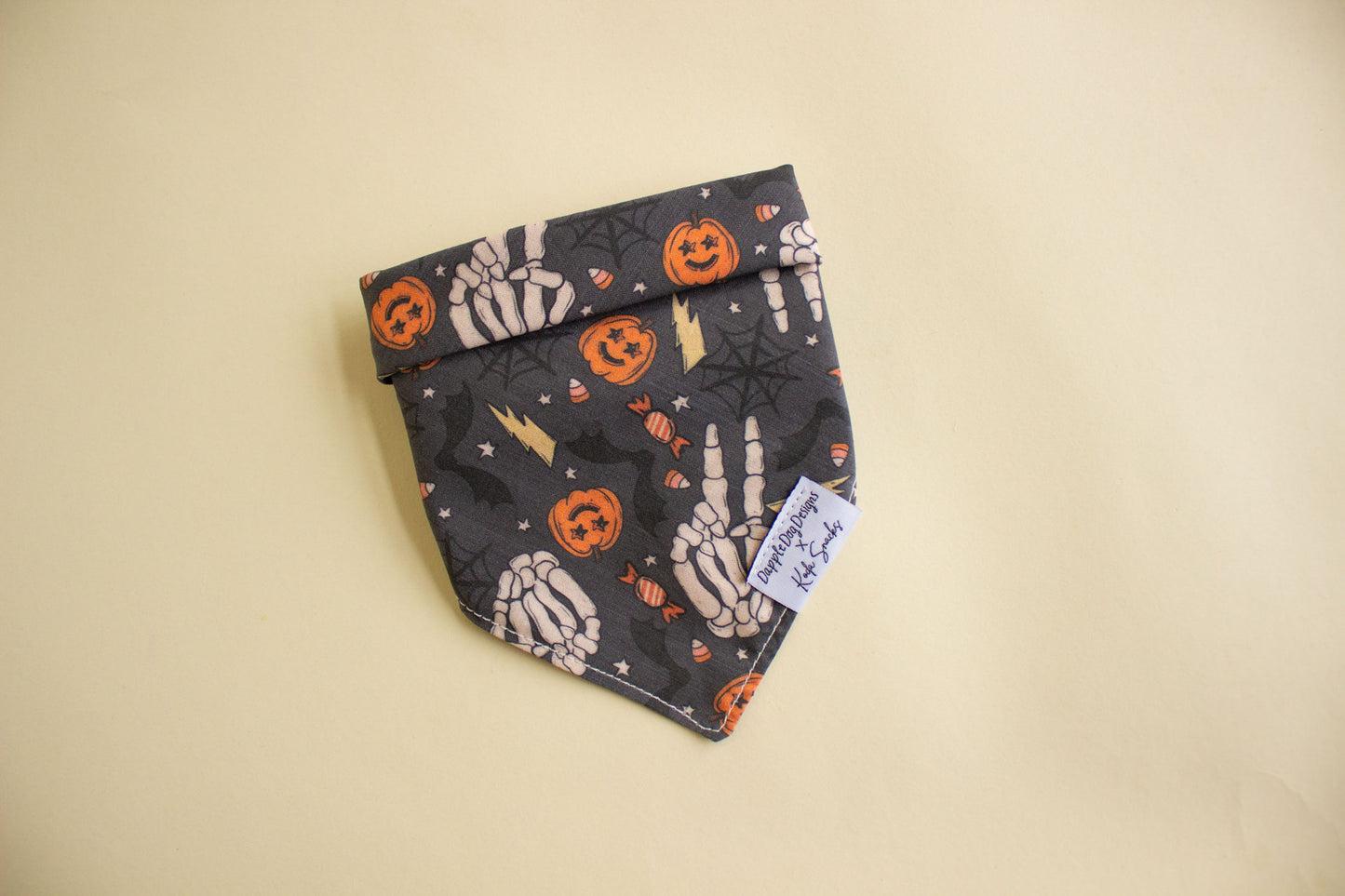 Skeleton Peace Bandana | Tie On Style