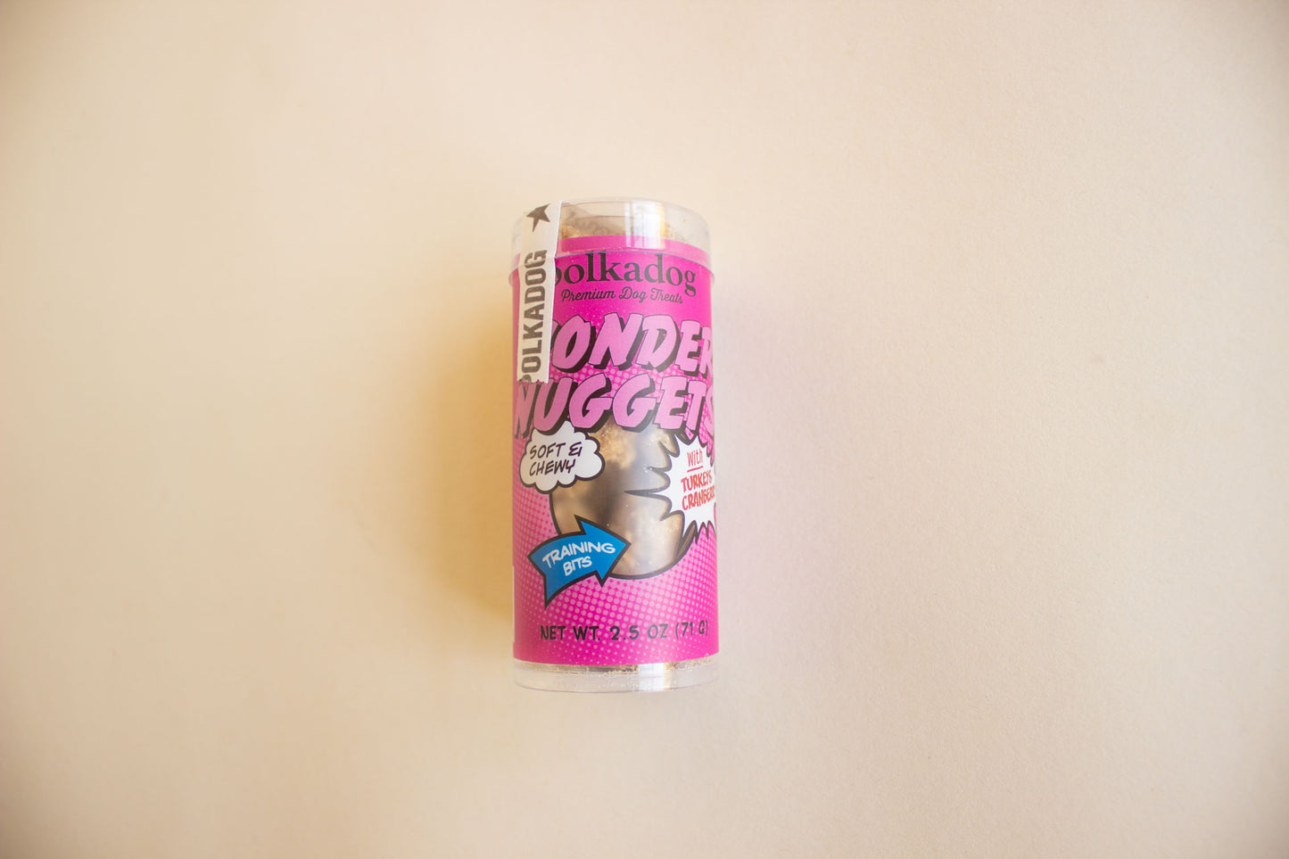 Mini Tube: Wonder Nuggets, Turkey & Cranberry - 2.5oz | Polkadog