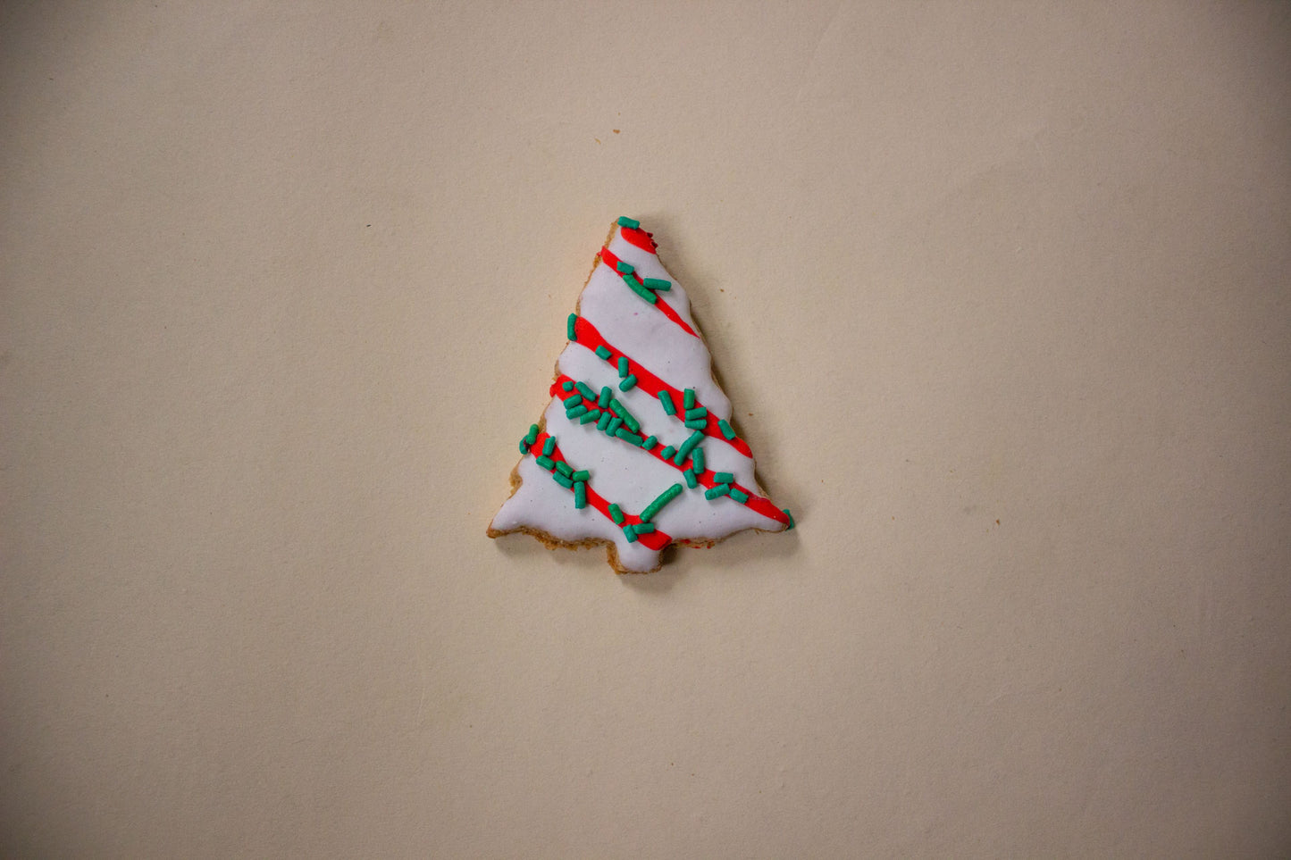 Frosted Christmas Tree Cake Cookie - Individual