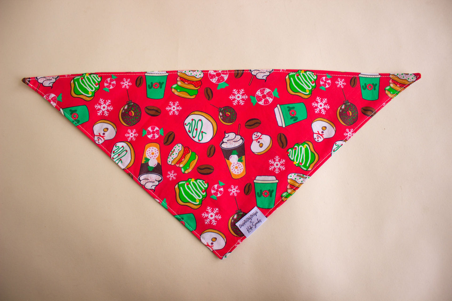 Festive Coffee Run Bandana | Tie On Style