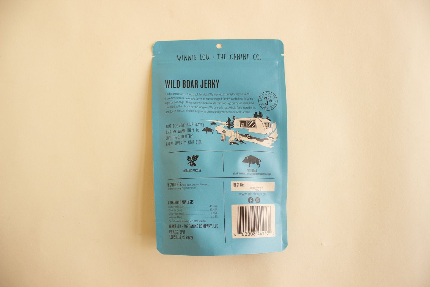 Wild Boar Jerky | Winnie Lou