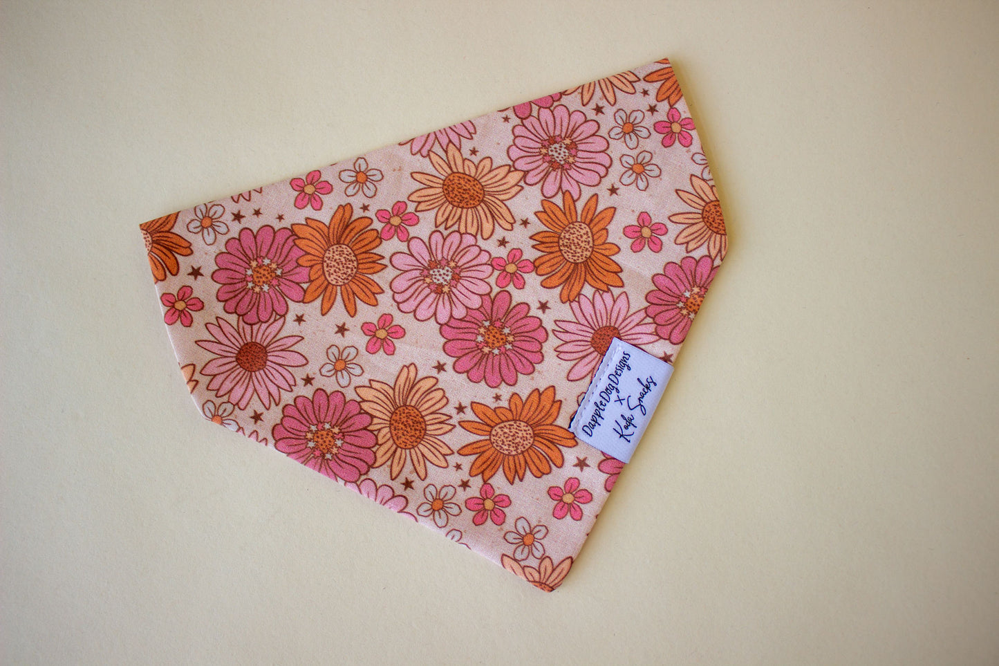 Pink Floral Bandana