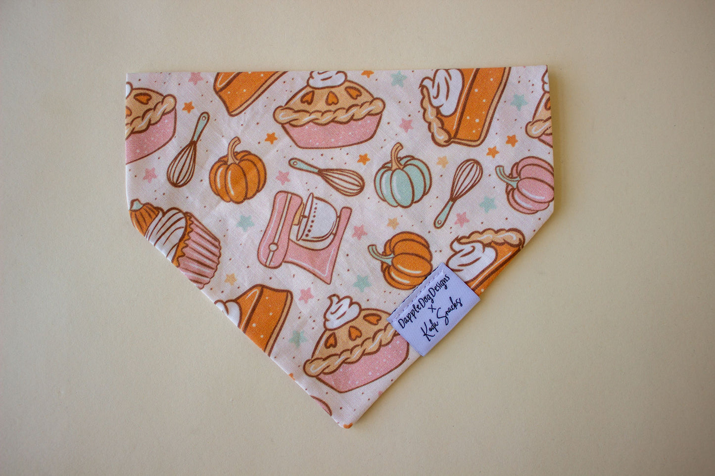 Pumpkin Pie Baking Bandana