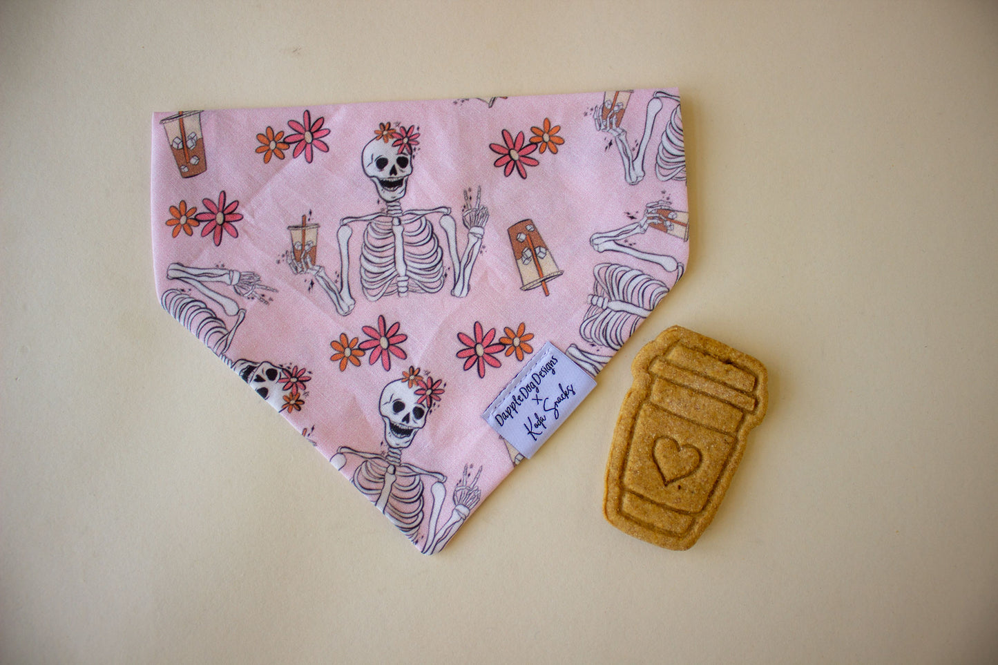 Iced Coffee or Die Skeleton Bandana