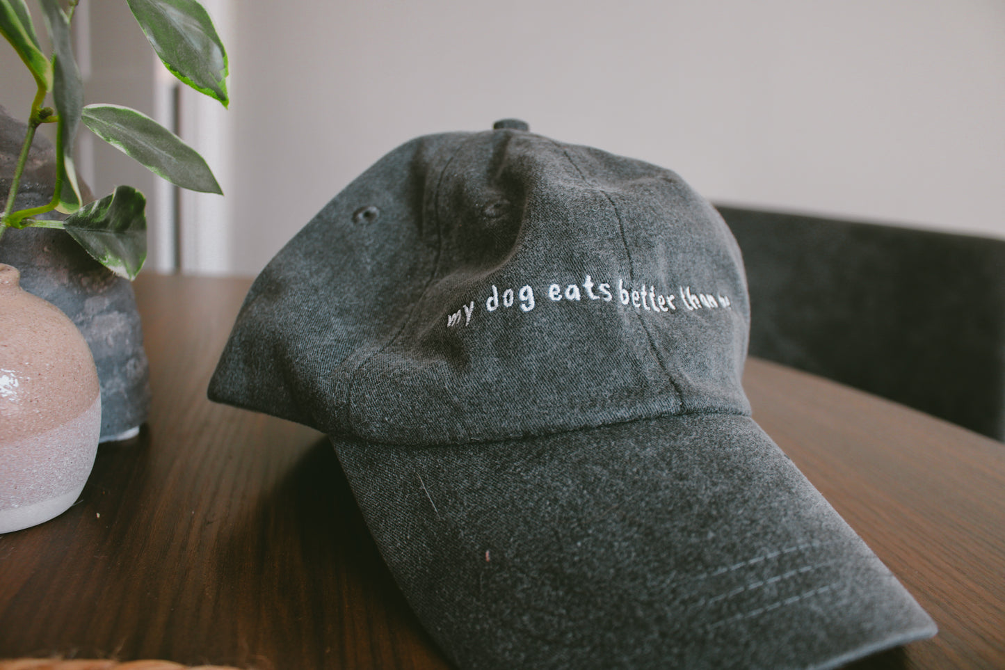 'My Dog Eats Better Than Me" Baseball Cap | Koda Snacks