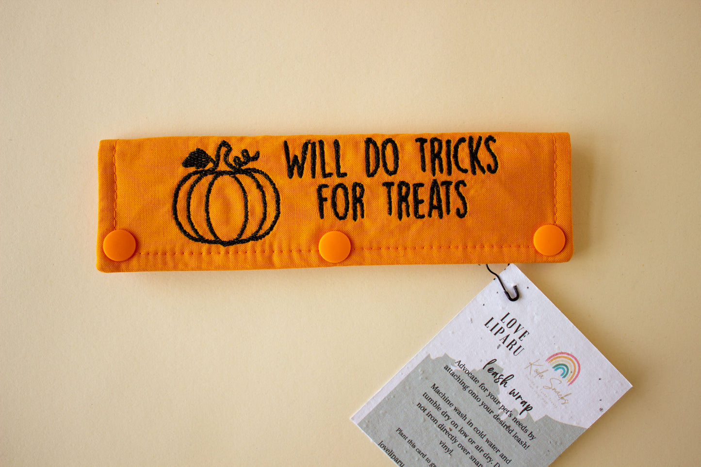 Koda Snacks x Love Liparu Leash Wrap | Will Do Tricks for Treats