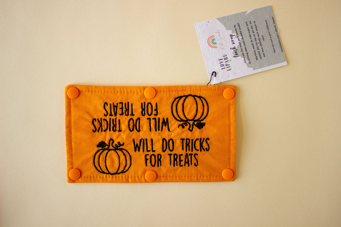 Koda Snacks x Love Liparu Leash Wrap | Will Do Tricks for Treats
