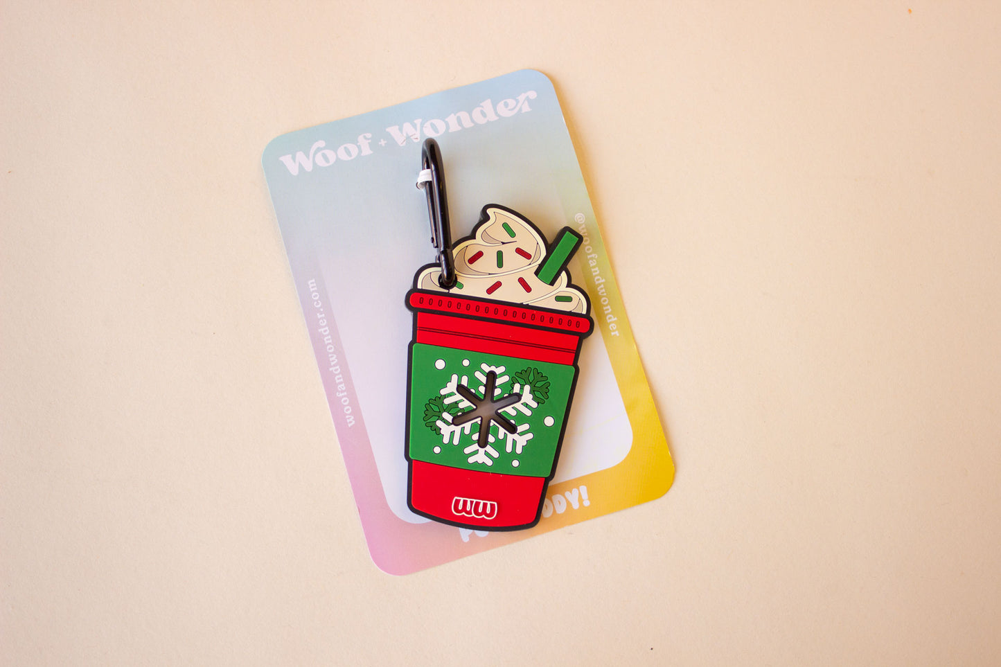 Peppermint Mocha Used Dog Waste Bag Holder