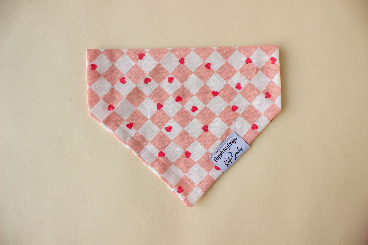 Checkered Hearts Bandana