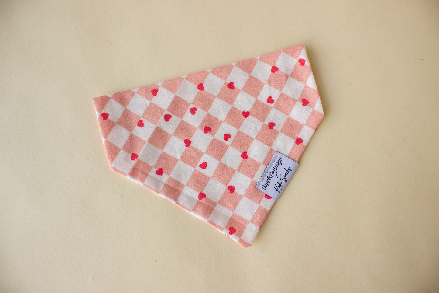 Checkered Hearts Bandana