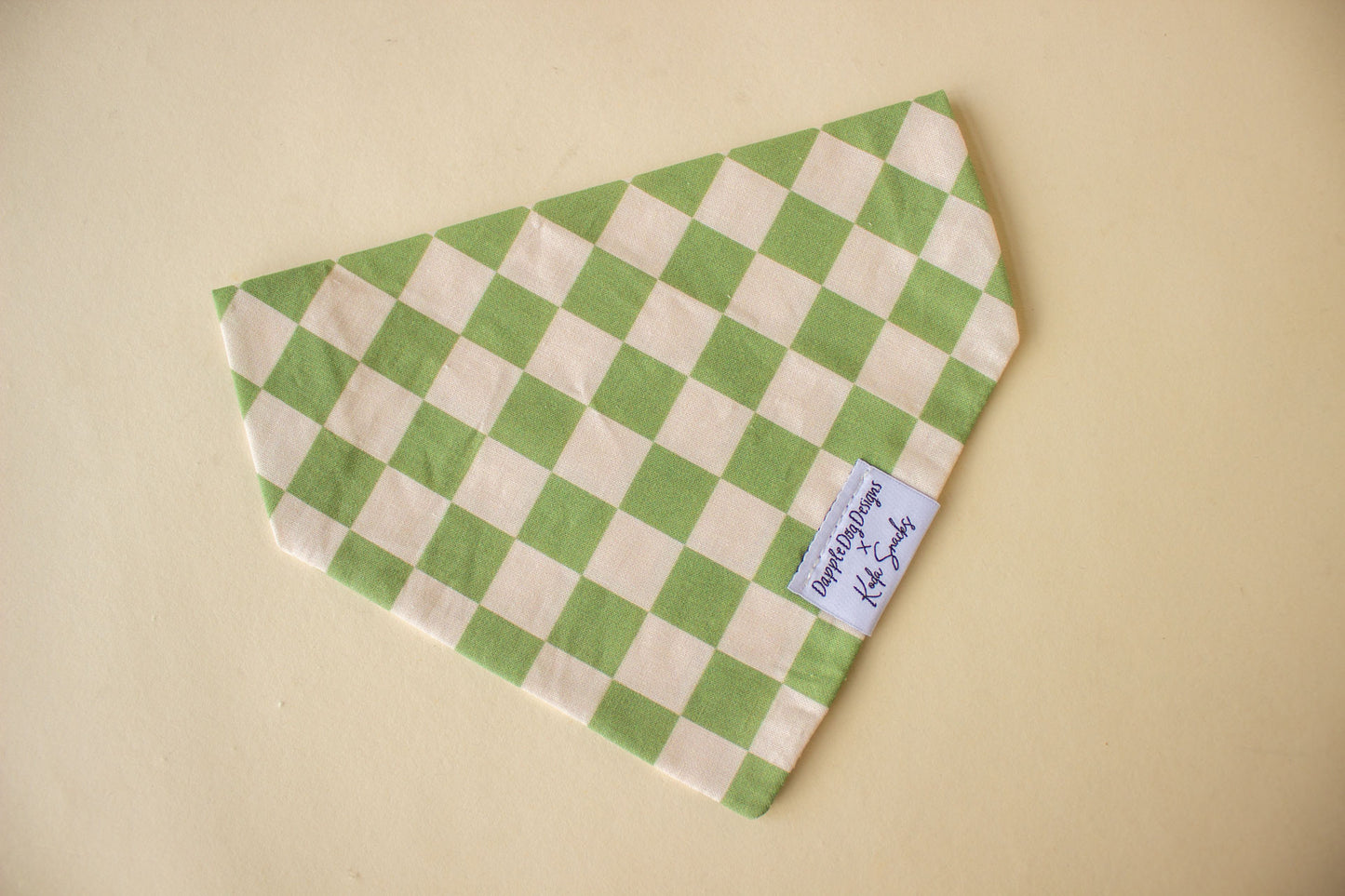 Green Checkered Bandana