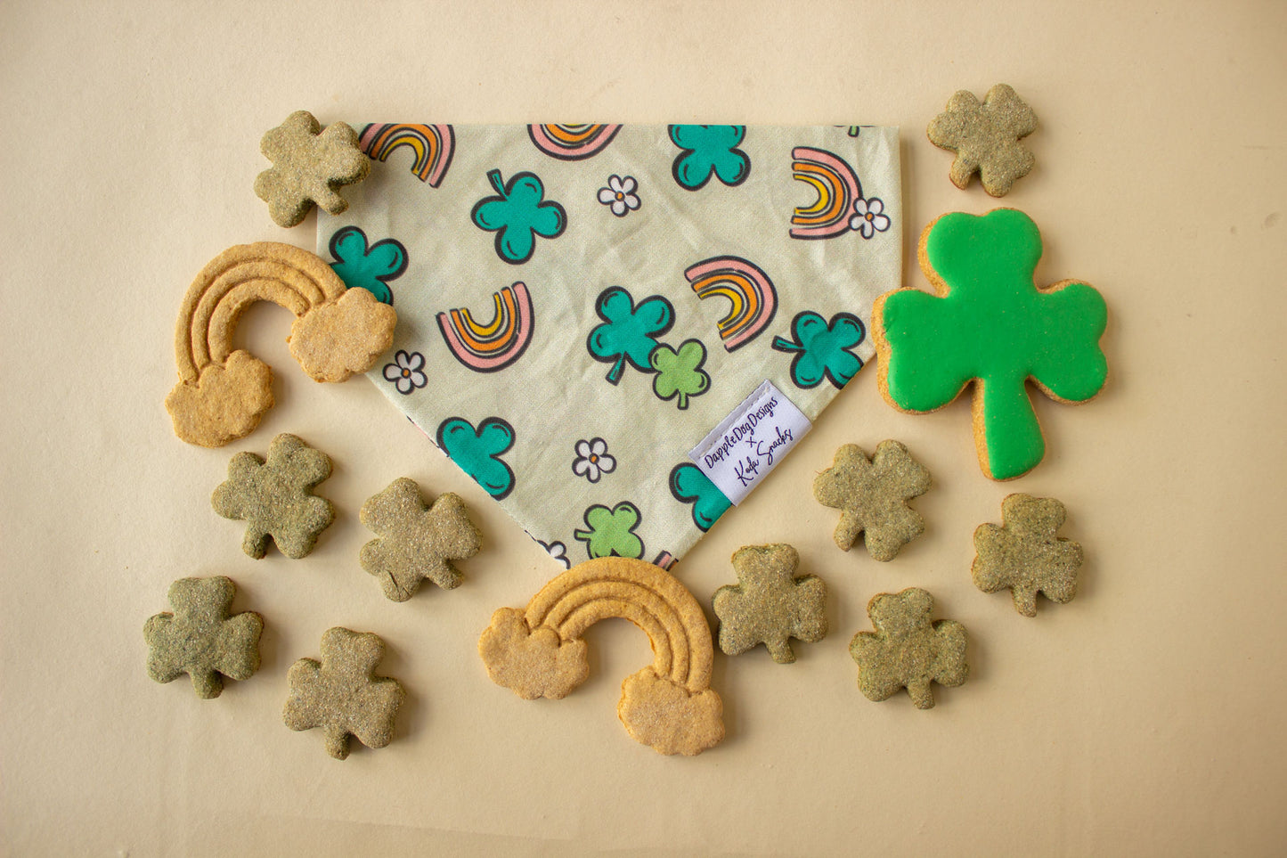 Shamrock & Rainbows Bandana