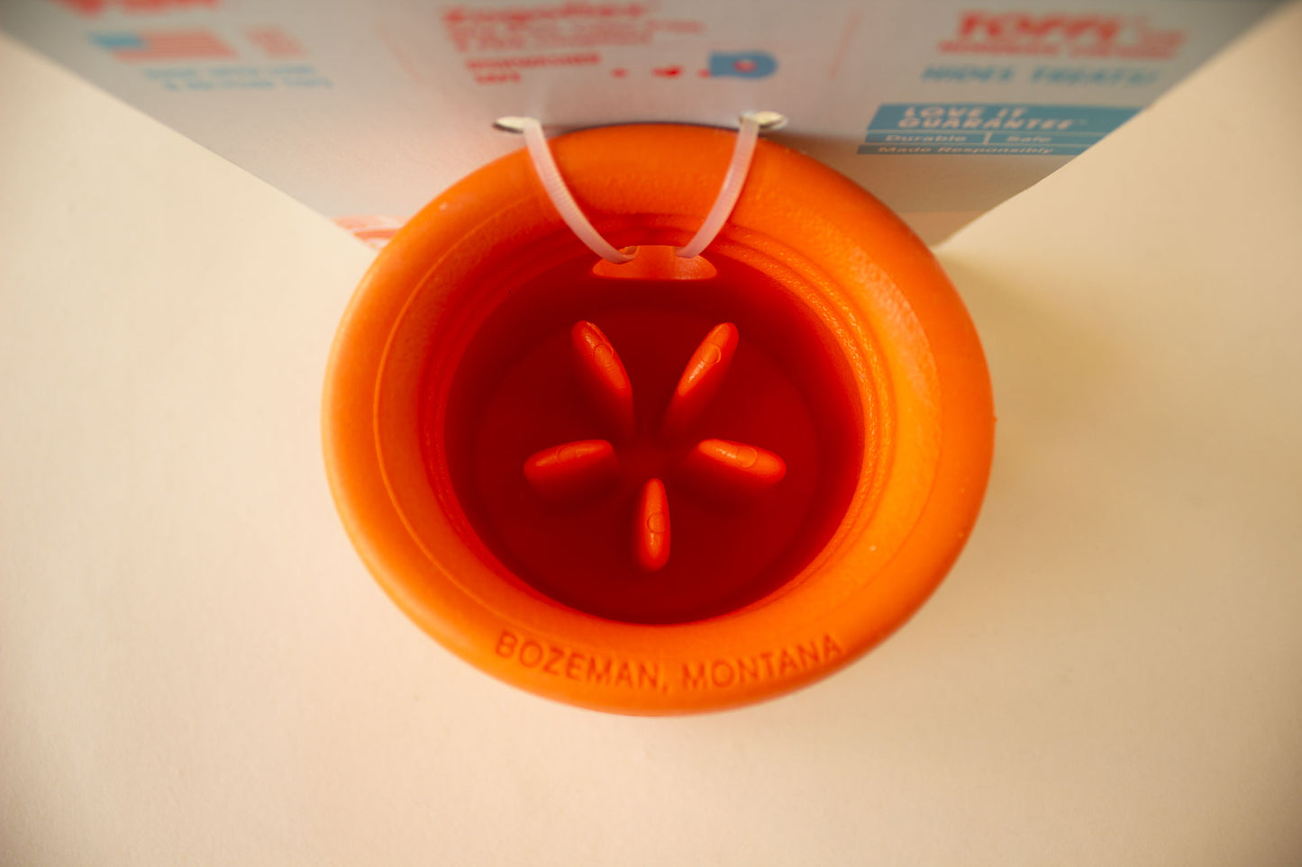 Toppl® Puzzle Treat-Dispensing Slow Feeder Dog Toy: S / Tangerine