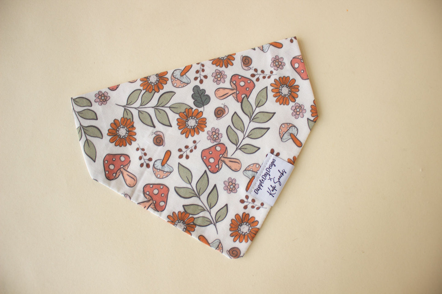 Forest Floor Bandana | Dapple Dog Designs