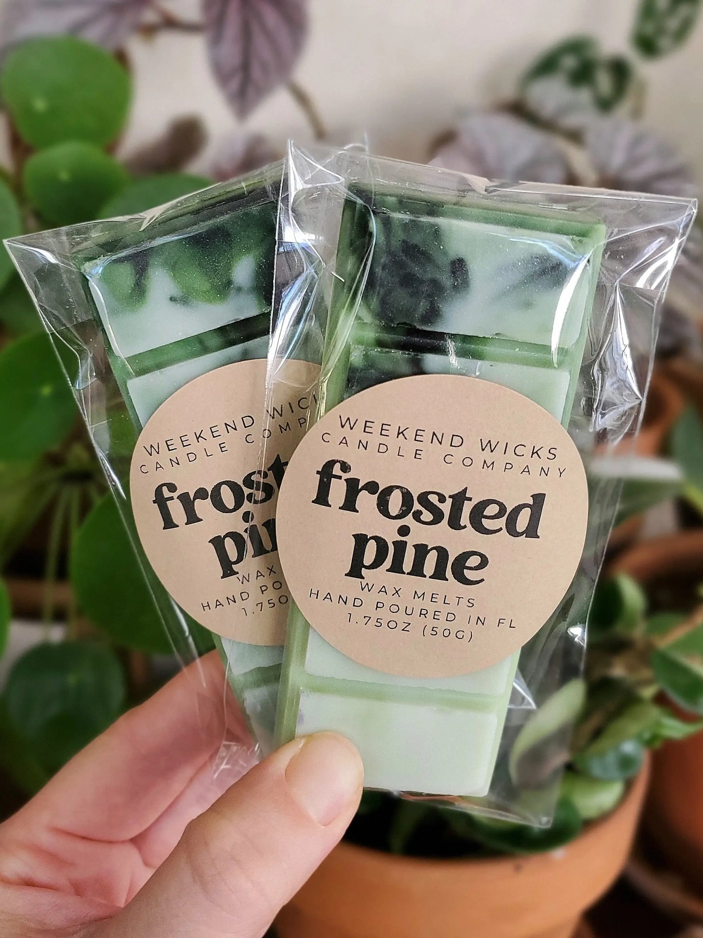 Frosted Pine Wax Melt Bar | Weekend Wicks Wax Company