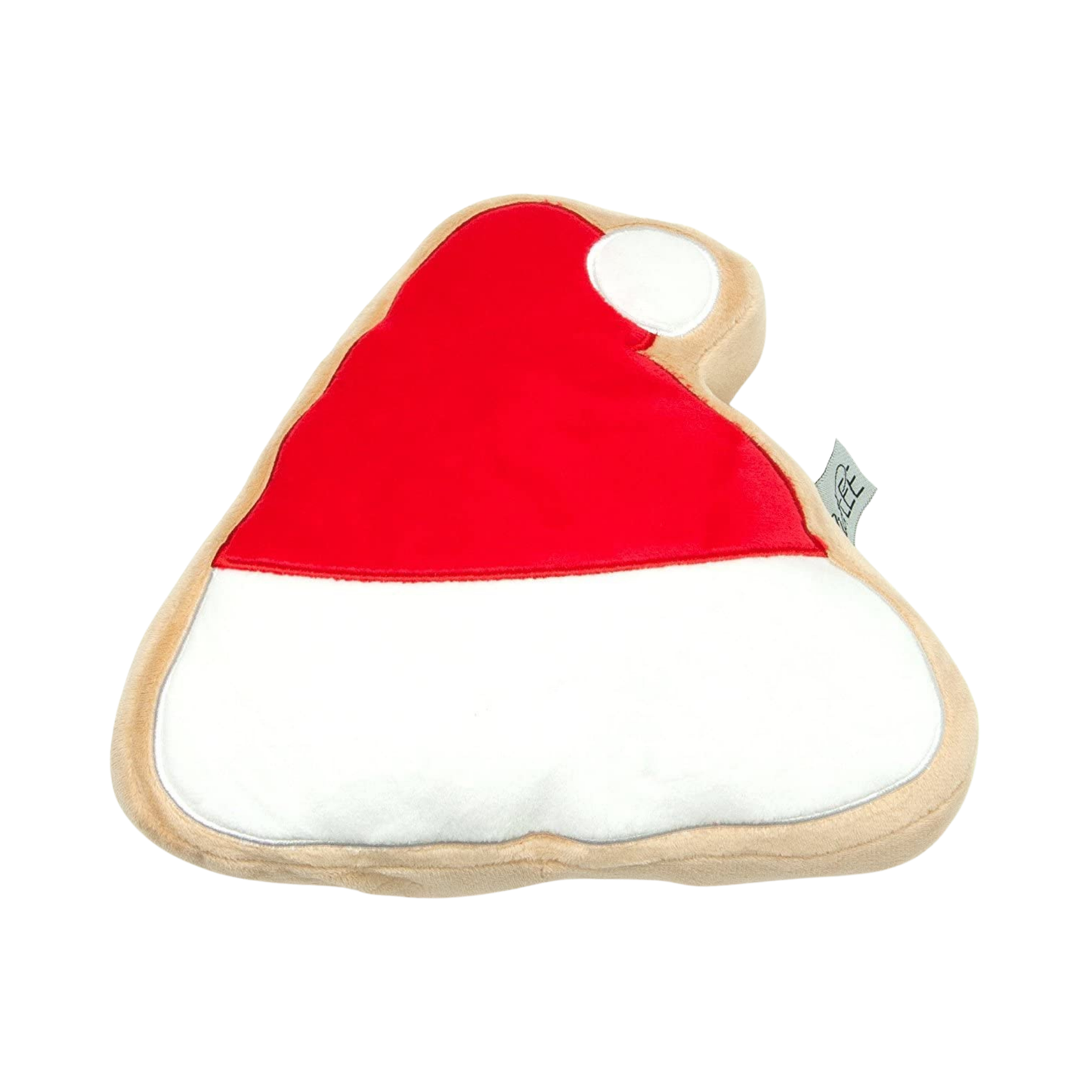 Christmas Santa Hat Sugar Cookie Plush Dog Toy | Midlee Designs