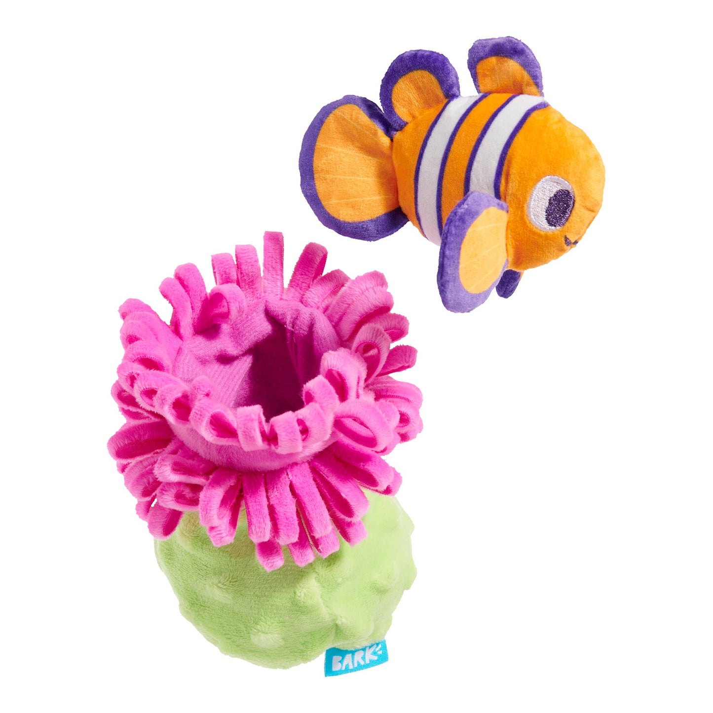 Clown Fishing Around Plush Dog Toy | BARK