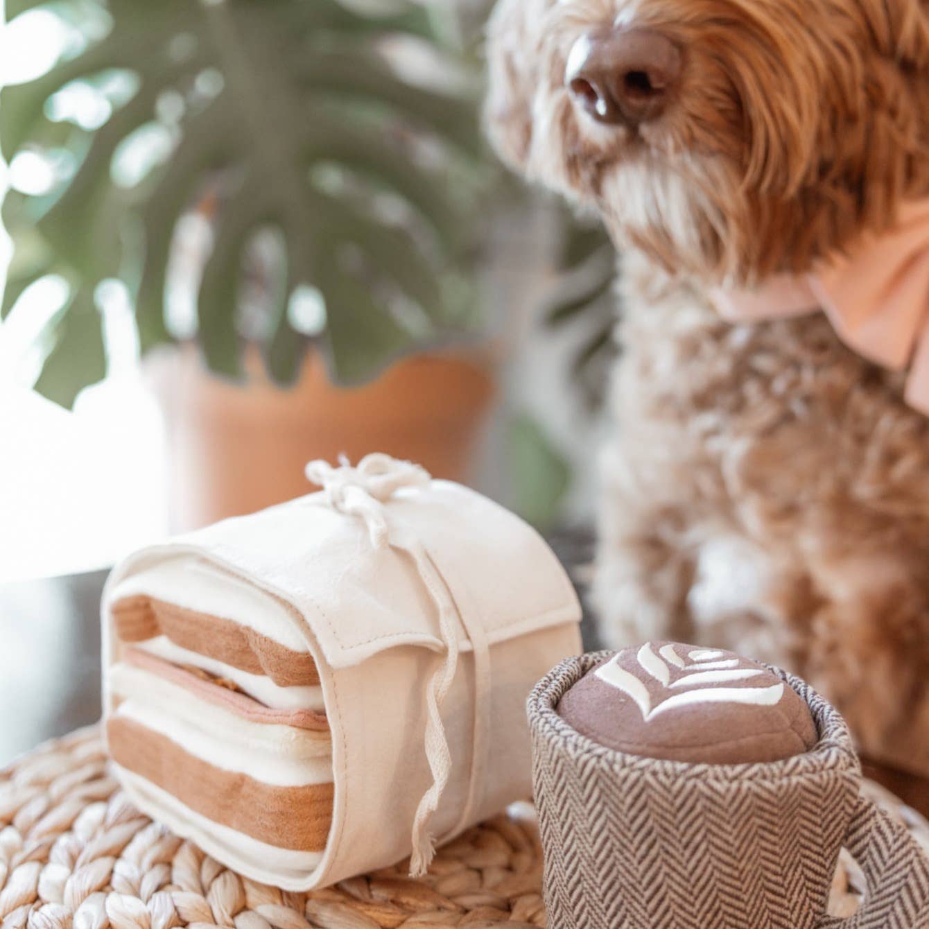 HAM & CHEESE/ ENRICHMENT TOY SET// SNUFFLE TOY | Lambwolf Collective