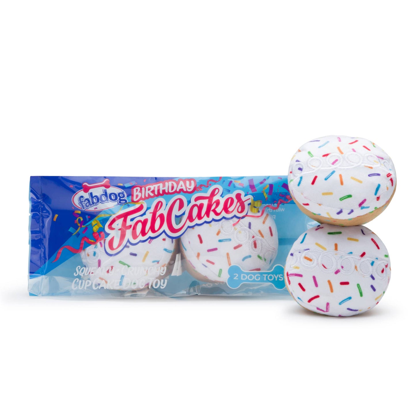 Confetti FabCake Plush Dog Toy