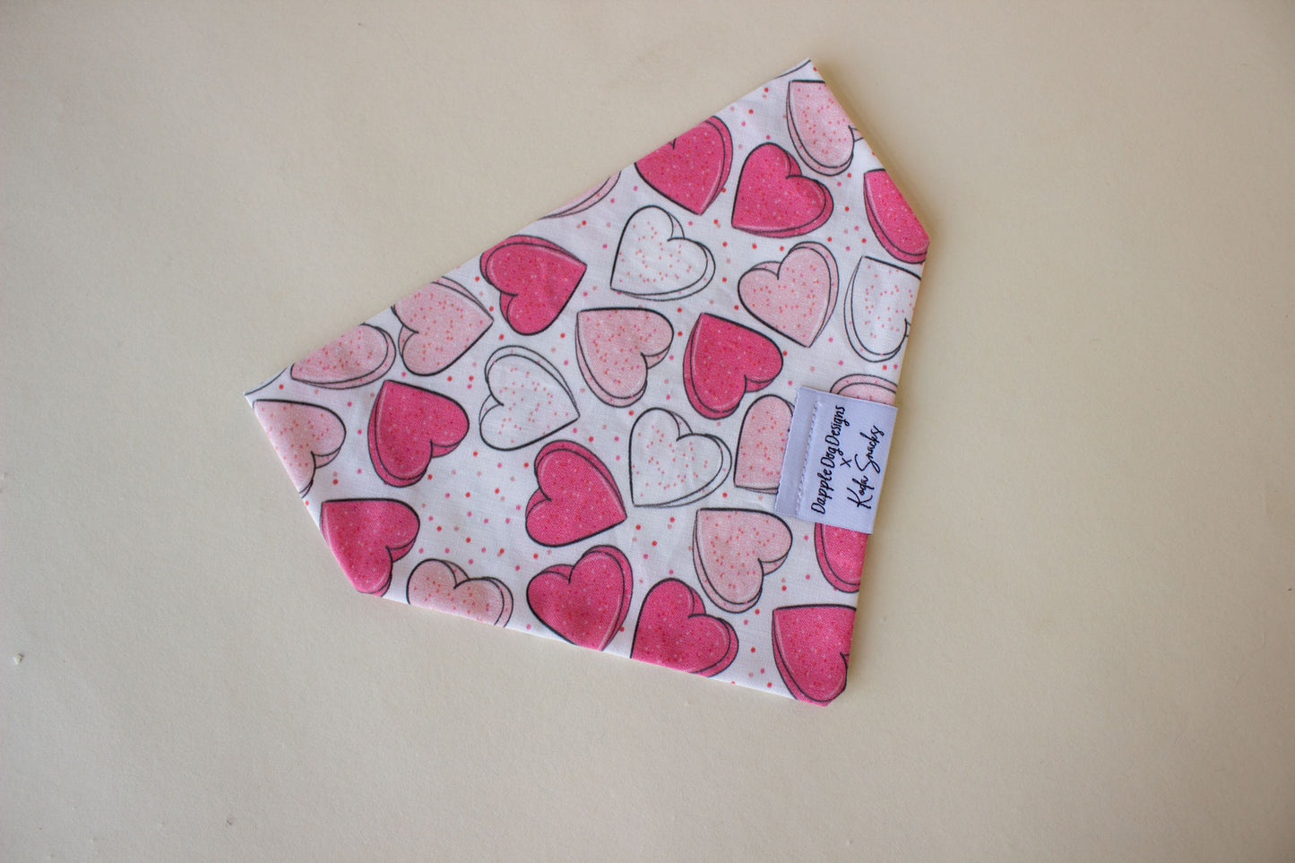 Frosted Heart Cookie Bandana