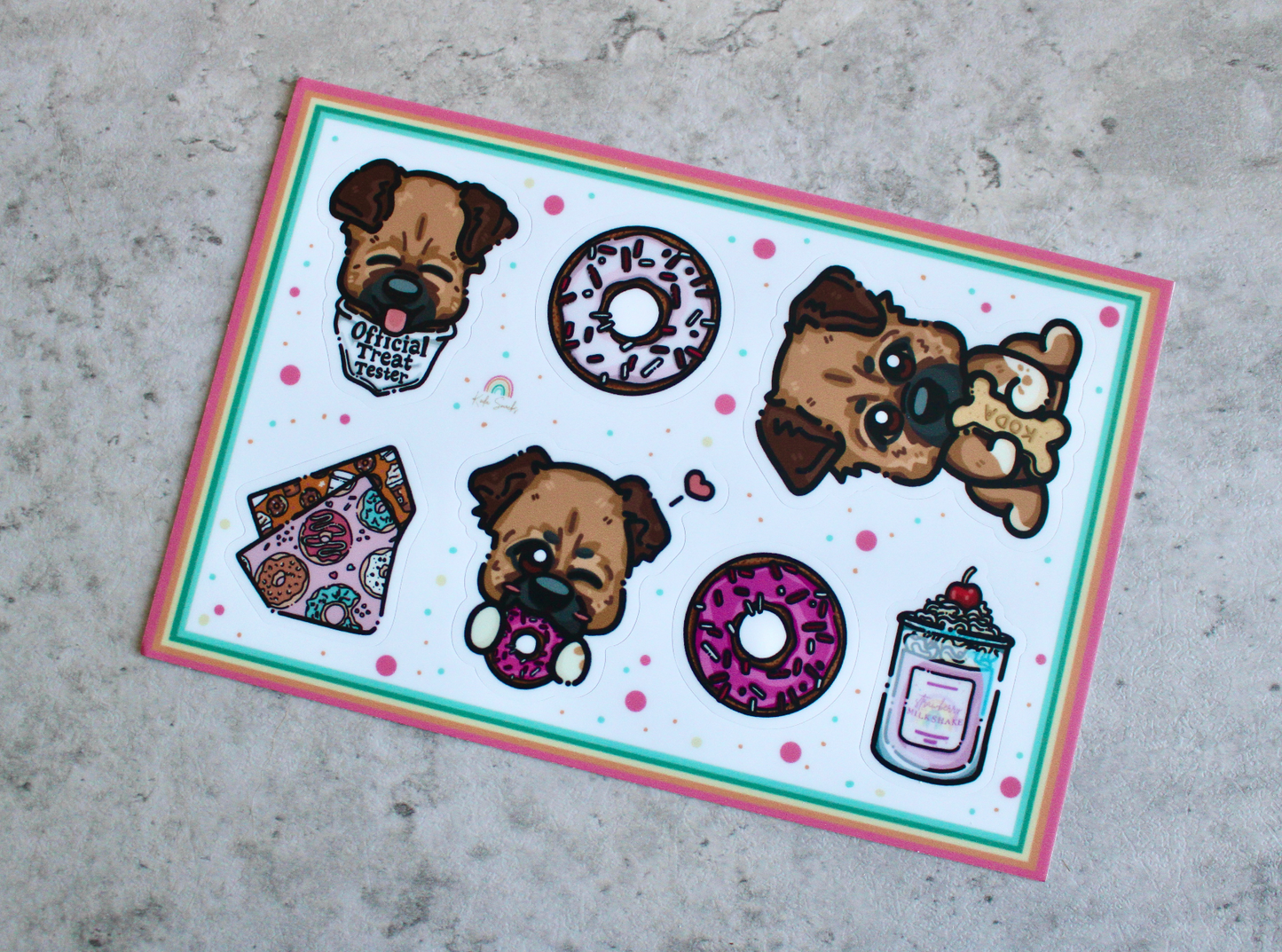 Koda Snacks Sticker Sheet