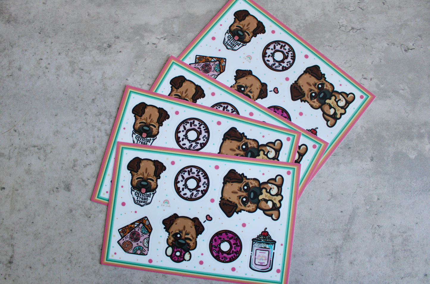Koda Snacks Sticker Sheet