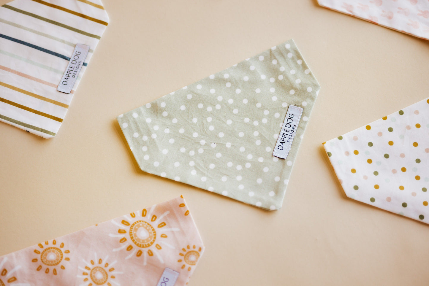 Dotted Olive Bandana