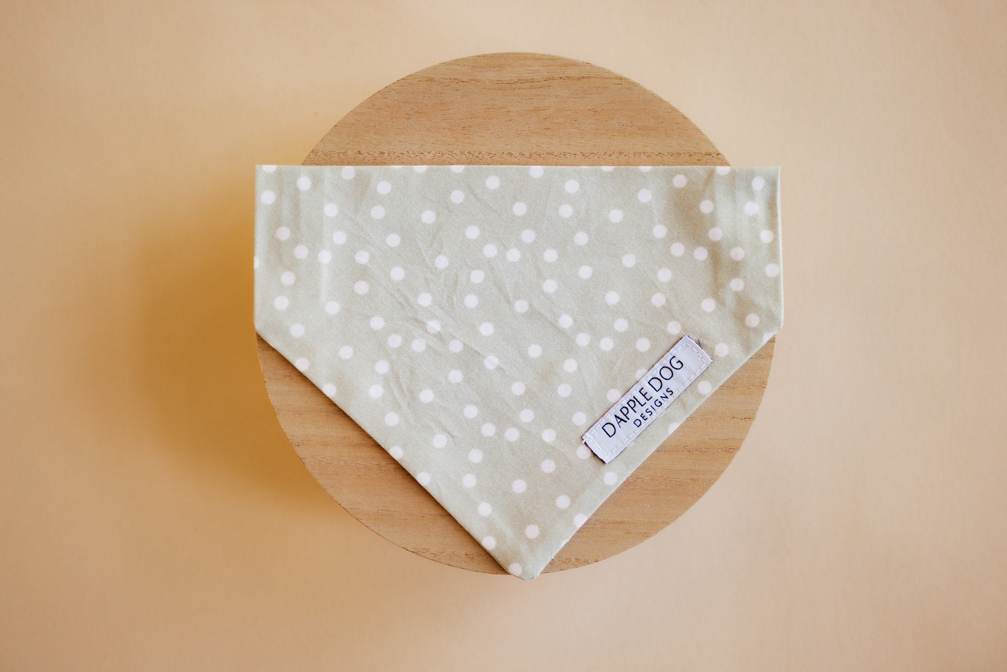 Dotted Olive Bandana