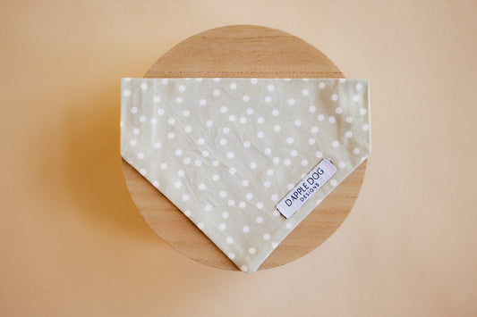 Dotted Olive Bandana