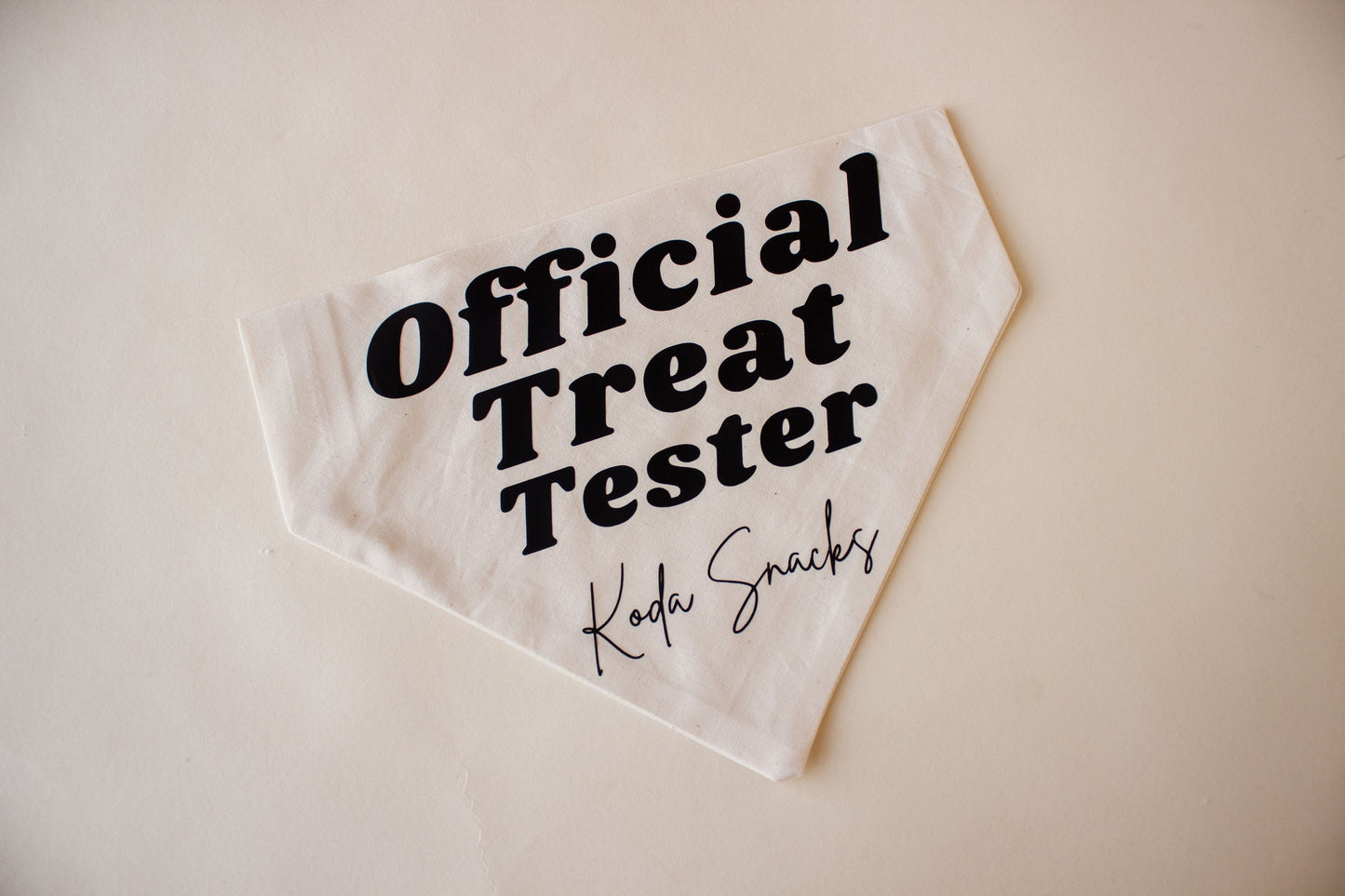 Official Treat Tester Bandana