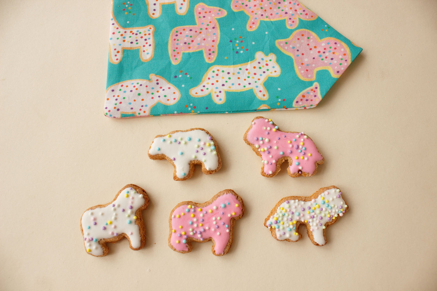 Frosted Animal Cracker Bandana