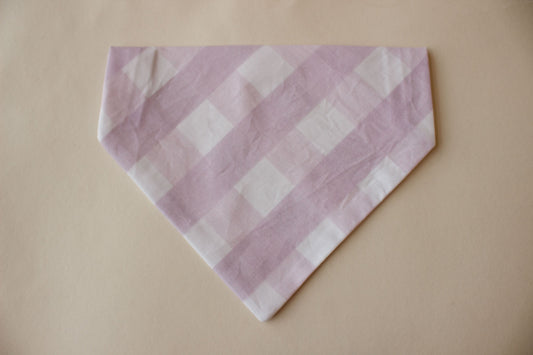 Lilac Plaid Bandana