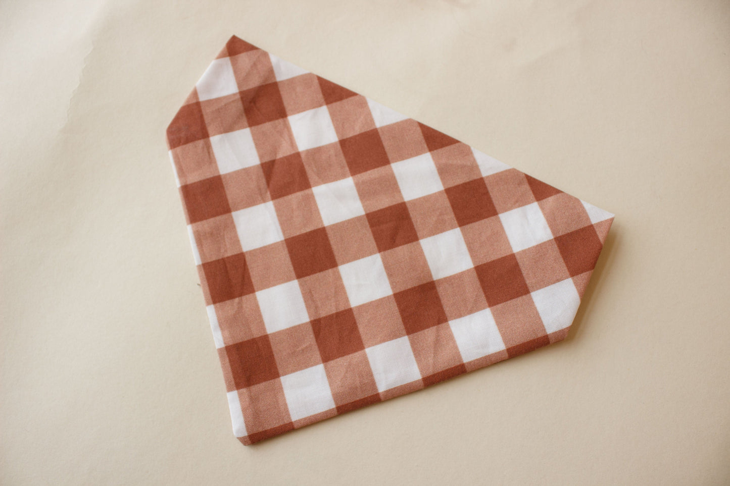 Rust Plaid Bandana