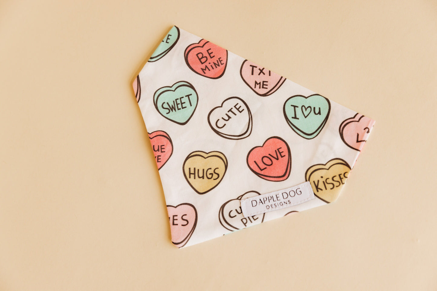Conversation Hearts Bandana
