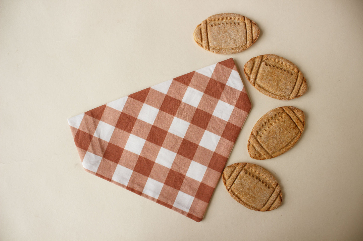 Rust Plaid Bandana