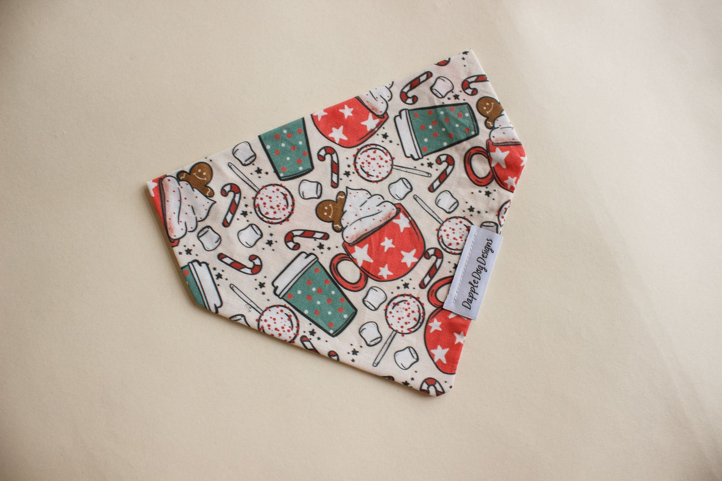 Hot Cocoa & Cake Pops Bandana