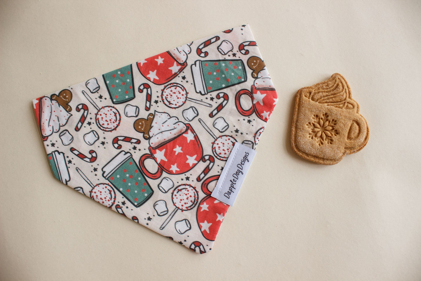 Hot Cocoa & Cake Pops Bandana